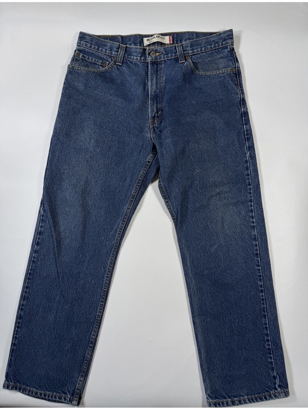 Levi's 505 Men's Regular Fit Jean, 36Wx34L - Medium Stonewash